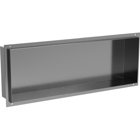Mexen X-Wall-NR niche shelf without flange 60 x 20 cm, brushed gun gray - 19E1602010