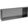 Mexen X-Wall-NR niche shelf without flange 60 x 20 cm, brushed gun gray - 19E1602010