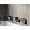 Mexen X-Wall-NR niche shelf without flange 60 x 20 cm, brushed gun gray - 19E1602010