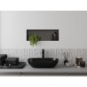 Mexen X-Wall-NR niche shelf without flange 60 x 20 cm, brushed gun gray - 19E1602010