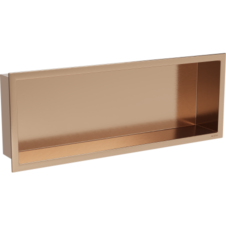Mexen X-Wall-R niche shelf with flange 60 x 20 cm, brushed copper - 19C0602010