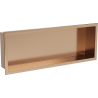 Mexen X-Wall-R niche shelf with flange 60 x 20 cm, brushed copper - 19C0602010