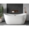 Mexen X-Wall-R niche shelf with flange 60 x 20 cm, brushed copper - 19C0602010