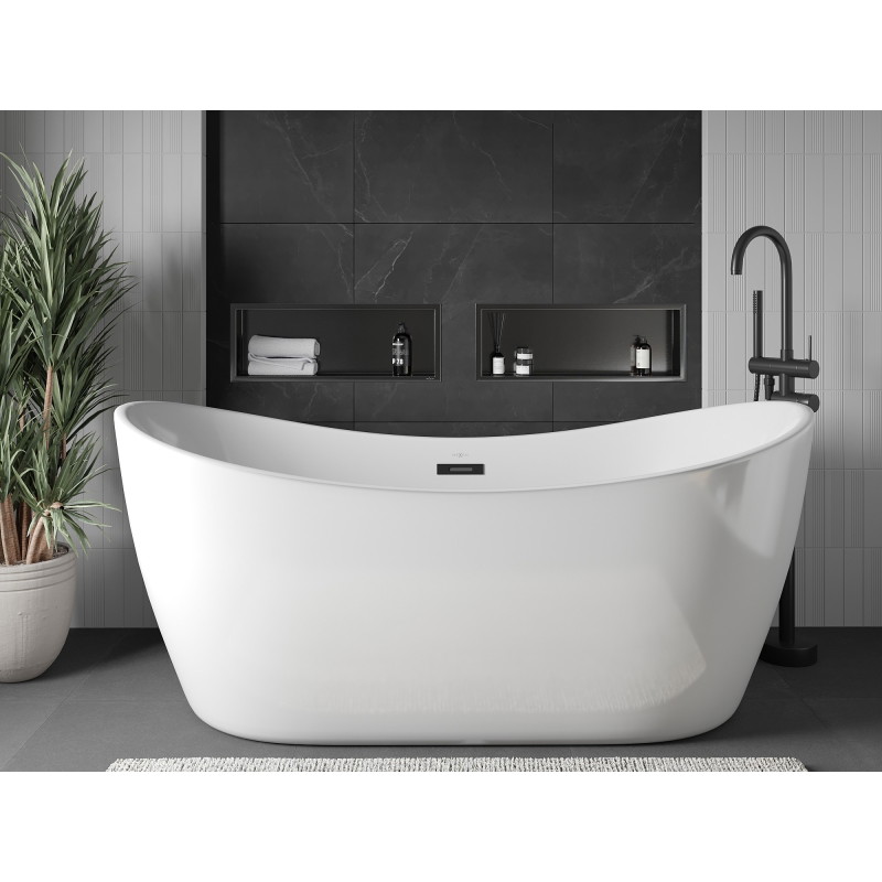 Mexen X-Wall-R recessed shelf with flange 60 x 20 cm, brushed gun gray - 19E0602010