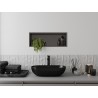 Mexen X-Wall-R recessed shelf with flange 60 x 20 cm, brushed gun gray - 19E0602010