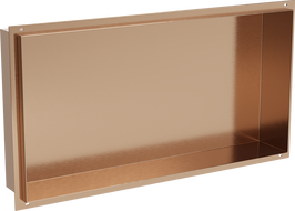 Mexen X-Wall-NR niche shelf without flange 60 x 30 cm, brushed copper - 19C1603010