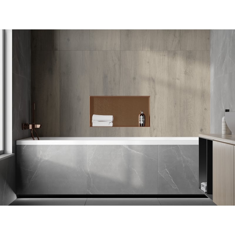 Mexen X-Wall-NR niche shelf without flange 60 x 30 cm, brushed copper - 19C1603010