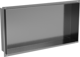 Mexen X-Wall-NR recessed shelf without flange 60 x 30 cm, gun gray brushed - 19E1603010