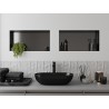 Mexen X-Wall-NR recessed shelf without flange 60 x 30 cm, gun gray brushed - 19E1603010