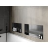Mexen X-Wall-NR recessed shelf without flange 60 x 30 cm, gun gray brushed - 19E1603010