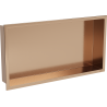 Mexen X-Wall-R recessed shelf with flange 60 x 30 cm, brushed copper - 19C0603010