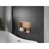 Mexen X-Wall-R recessed shelf with flange 60 x 30 cm, brushed copper - 19C0603010