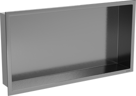 Mexen X-Wall-R recessed shelf with flange 60 x 30 cm, brushed gun gray - 19E0603010
