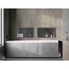 Mexen X-Wall-R recessed shelf with flange 60 x 30 cm, brushed gun gray - 19E0603010