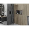 Mexen X-Wall-R recessed shelf with flange 60 x 30 cm, brushed gun gray - 19E0603010