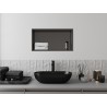 Mexen X-Wall-R recessed shelf with flange 60 x 30 cm, brushed gun gray - 19E0603010