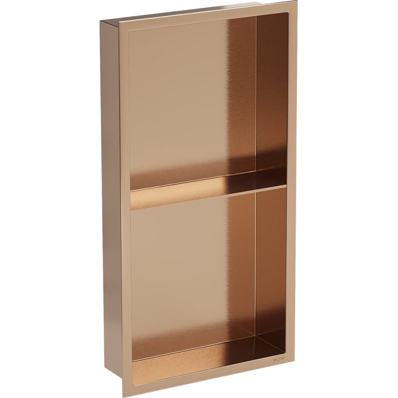 Mexen X-Wall-R niche shelf with flange and shelf 60 x 30 cm, brushed copper - 19C0603010S