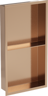 Mexen X-Wall-R niche shelf with flange and shelf 60 x 30 cm, brushed copper - 19C0603010S