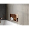 Mexen X-Wall-R niche shelf with flange and shelf 60 x 30 cm, brushed copper - 19C0603010S