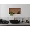 Mexen X-Wall-R niche shelf with flange and shelf 60 x 30 cm, brushed copper - 19C0603010S