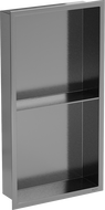 Mexen X-Wall-R recessed shelf with flange and shelf 60 x 30 cm, brushed gun gray - 19E0603010S