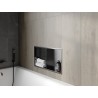 Mexen X-Wall-R recessed shelf with flange and shelf 60 x 30 cm, brushed gun gray - 19E0603010S