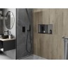 Mexen X-Wall-R recessed shelf with flange and shelf 60 x 30 cm, brushed gun gray - 19E0603010S