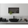 Mexen X-Wall-R recessed shelf with flange and shelf 60 x 30 cm, brushed gun gray - 19E0603010S
