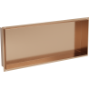 Mexen X-Wall-NR recessed shelf without flange 75 x 30 cm, brushed copper - 19C1753010