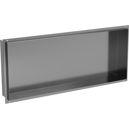 Mexen X-Wall-NR recessed shelf without flange 75 x 30 cm, brushed gun gray - 19E1753010