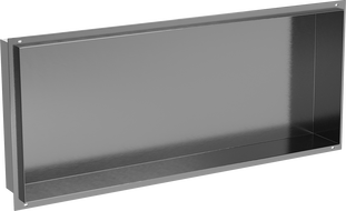 Mexen X-Wall-NR recessed shelf without flange 75 x 30 cm, brushed gun gray - 19E1753010