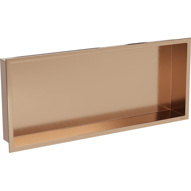 Mexen X-Wall-R recessed shelf with flange 75 x 30 cm, brushed copper - 19C0753010