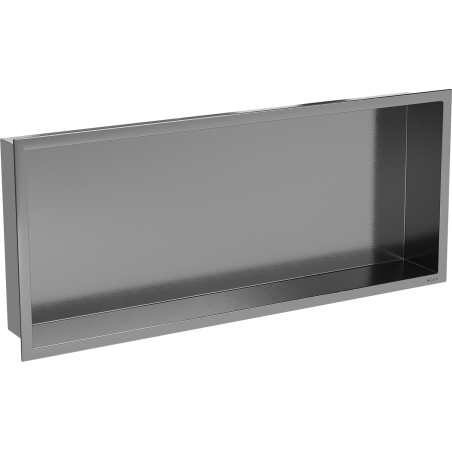 Mexen X-Wall-R niche shelf with flange 75 x 30 cm, gun gray brushed - 19E0753010