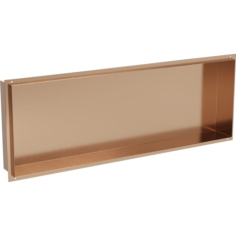Mexen X-Wall-NR recessed shelf without flange 90 x 30 cm, brushed copper - 19C1903010
