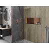 Mexen X-Wall-NR recessed shelf without flange 90 x 30 cm, brushed copper - 19C1903010