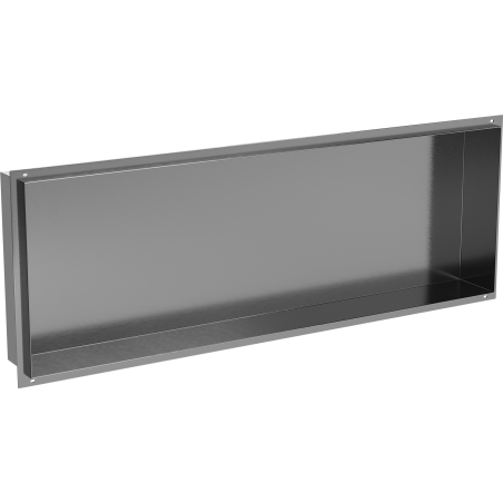 Mexen X-Wall-NR recessed shelf without flange 90 x 30 cm, brushed gun gray - 19E1903010