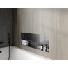 Mexen X-Wall-NR recessed shelf without flange 90 x 30 cm, brushed gun gray - 19E1903010