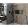 Mexen X-Wall-NR recessed shelf without flange 90 x 30 cm, brushed gun gray - 19E1903010