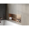 Mexen X-Wall-R recessed shelf with flange 90 x 30 cm, brushed copper - 19C0903010