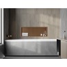 Mexen X-Wall-R recessed shelf with flange 90 x 30 cm, brushed copper - 19C0903010