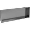 Mexen X-Wall-R recessed shelf with flange 90 x 30 cm, brushed gun gray - 19E0903010