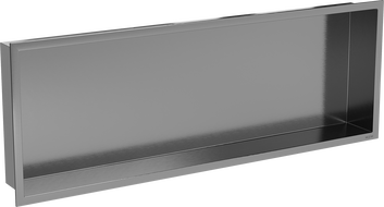 Mexen X-Wall-R recessed shelf with flange 90 x 30 cm, brushed gun gray - 19E0903010