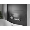 Mexen X-Wall-R recessed shelf with flange 90 x 30 cm, brushed gun gray - 19E0903010