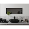 Mexen X-Wall-R recessed shelf with flange 90 x 30 cm, brushed gun gray - 19E0903010