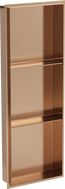 Mexen X-Wall-NR recessed shelf without flange with shelf 90 x 30 cm, brushed copper - 19C1903010S