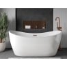 Mexen X-Wall-NR recessed shelf without flange with shelf 90 x 30 cm, brushed copper - 19C1903010S