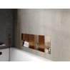 Mexen X-Wall-NR recessed shelf without flange with shelf 90 x 30 cm, brushed copper - 19C1903010S