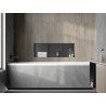 Mexen X-Wall-NR niche shelf without flange with shelf 90 x 30 cm, brushed gun gray - 19E1903010S