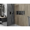 Mexen X-Wall-NR niche shelf without flange with shelf 90 x 30 cm, brushed gun gray - 19E1903010S