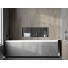 Mexen X-Wall-R niche shelf with flange and shelf 90 x 30 cm, brushed gun gray - 19E0903010S